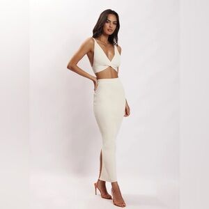 Meshki Kaesha Split Maxi Skirt